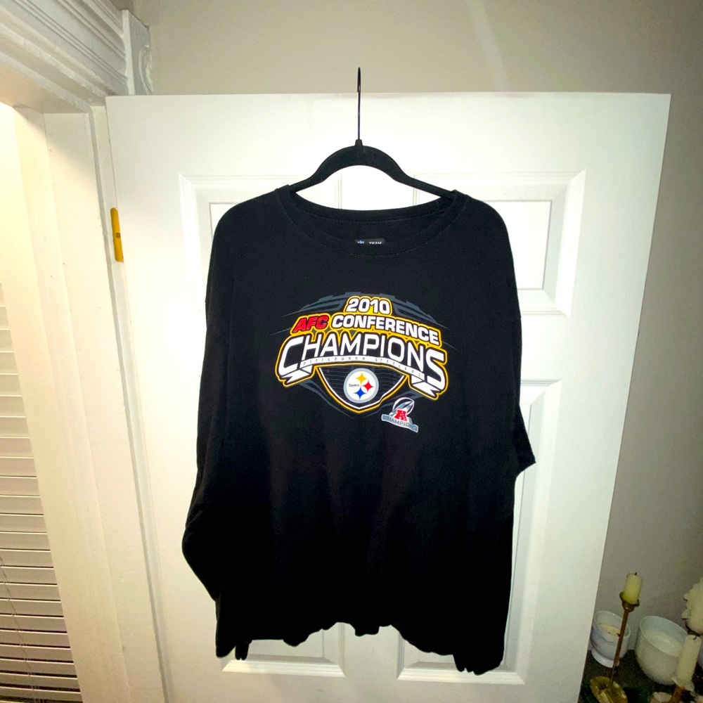 Steelers 2010 AFC Champions Long-Sleeve Shirt Size XXL